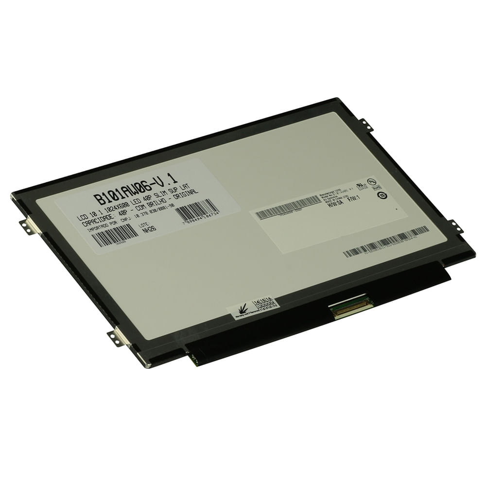 tela lcd para notebook acer aspire one 522 10 1 pol tela lcd para notebook acer aspire one 522 10 1 pol
