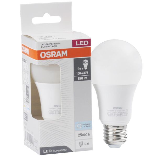 Lampada LED 9W Residencial Bulbo E27 Bivolt Osram