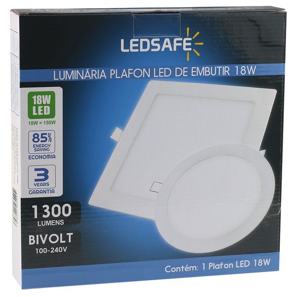 Luminaria-Plafon-18w-LED-Embutir-Branco-Quente-4
