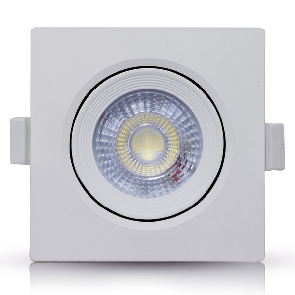 Spot-LED-Embutir-5W-Quadrado-|-Ledsafe®---Branco-Quente