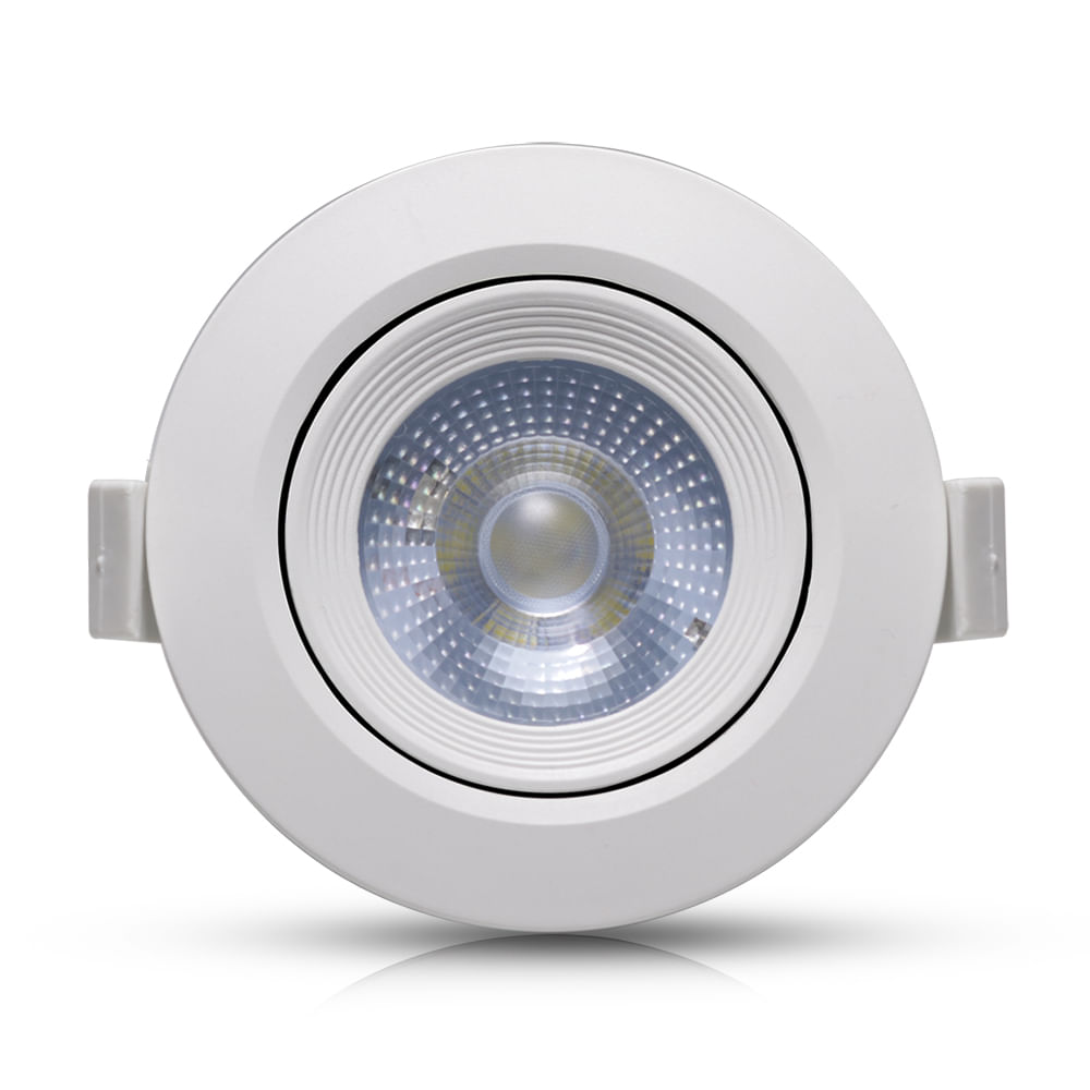Spot-LED-Embutir-5W-Redondo-|-Ledsafe®---Luz-Amarela---3000K-1