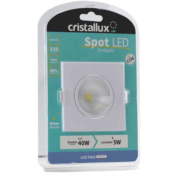 Spot-LED-de-Embutir-Dicroica-5W-Quadrada-Branco-Frio--Cristallux-3