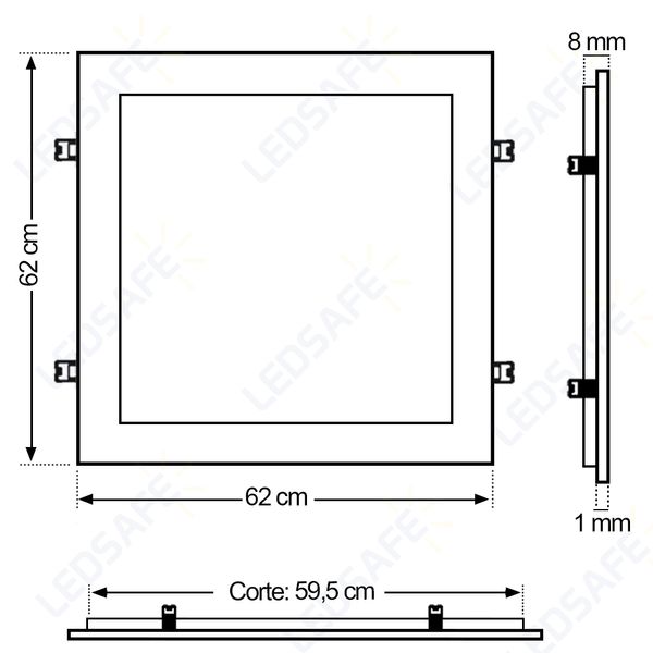 Luminaria-Plafon-Embutir-50W-Quadrado-62x62cm-Branco-Quente-REY-02