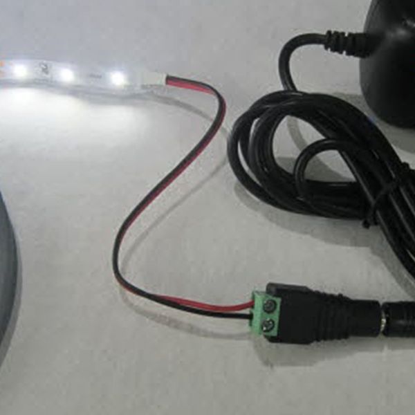 Cabo de ligação para Fita LED 220V RGB. Macho e Fêmea.