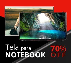 Tela de Notebook 70% OFF