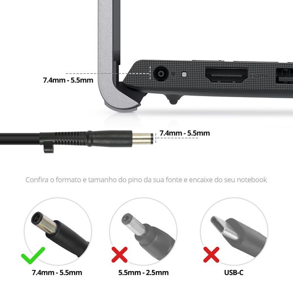 Fonte Carregador para Notebook HP Pavilion DV3-1100-3?v=20241112175024