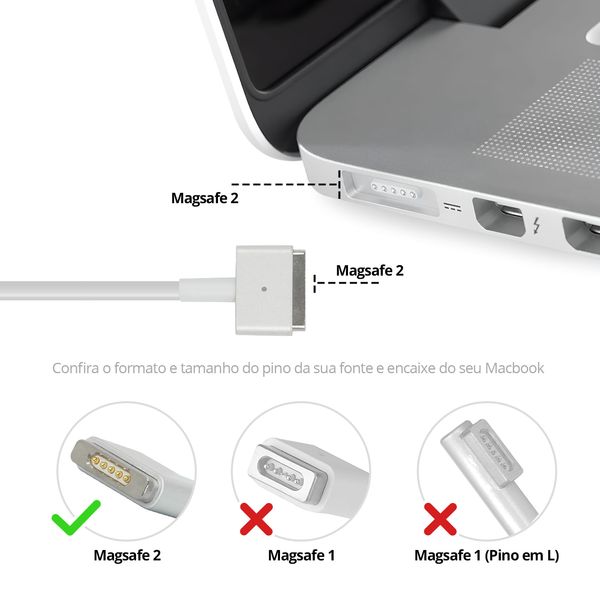 Fonte Carregador para Notebook Apple MacBook Pro Retina 13-inch Early 2013-3?v=20250325115009