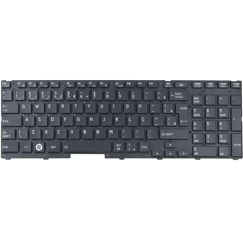 V000210270 Toshiba Satellite C655 Laptop NSK-TN0SV Keyboard 