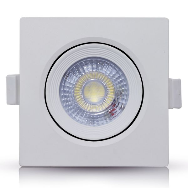 Spot LED Embutir 7W Quadrado  Ledsafe® - EnergiLux - Mobile