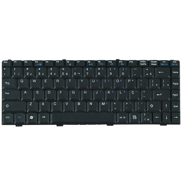 Teclado-para-Notebook-Itautec-W7635-1 Teclado-para-Notebook-Itautec-W7635-1