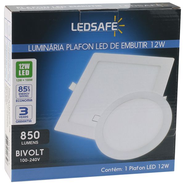 Luminaria-Plafon-12w-LED-Embutir-Redonda-Branco-Frio-4