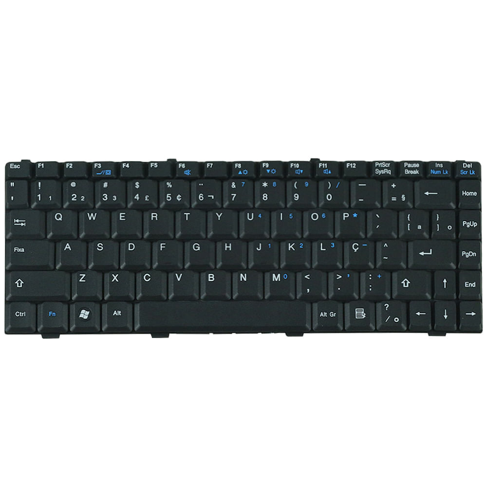 Teclado-para-Notebook-Itautec-W7660-1 Teclado-para-Notebook-Itautec-W7660-1