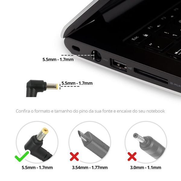 Fonte-Carregador-para-Notebook-Acer-Aspire-4252-V452-3 Fonte-Carregador-para-Notebook-Acer-Aspire-4252-V452-3