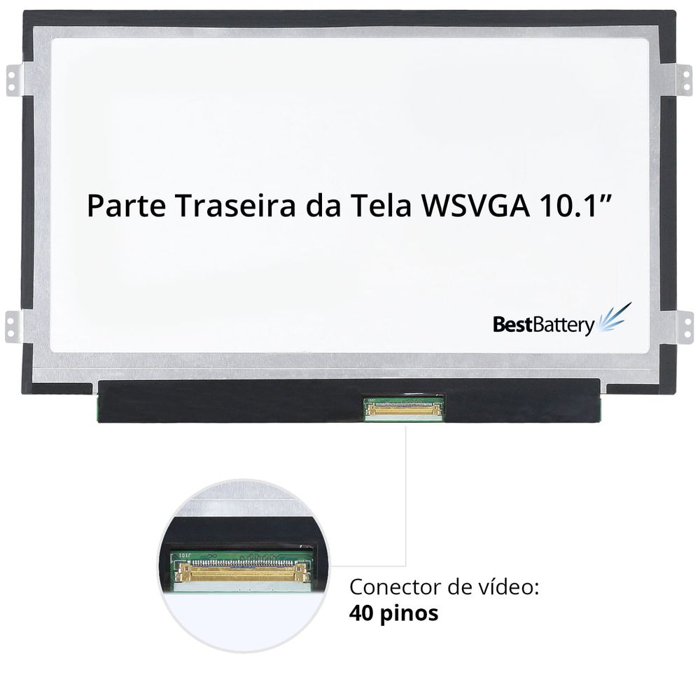 Écran LCD LED 10.1" WSVGA HSD101PFW4 Pour PC - Compatible