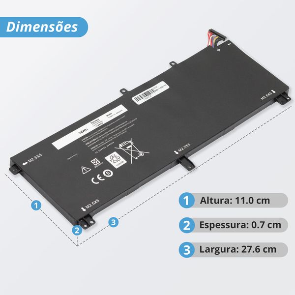 Bateria para Notebook Dell Precision M3800 Mobile WorkStation-6?v=20250109083728