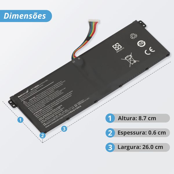 Bateria para Notebook Acer Swift 3 SF314-51-52W2-6?v=20250408131228