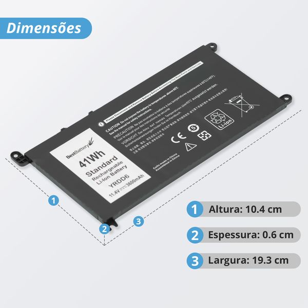 Bateria para Notebook Dell Vostro 14-5481-6?v=20260513144228