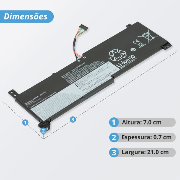 Bateria para Notebook Lenovo L20M2PF0-6?v=20260506123413