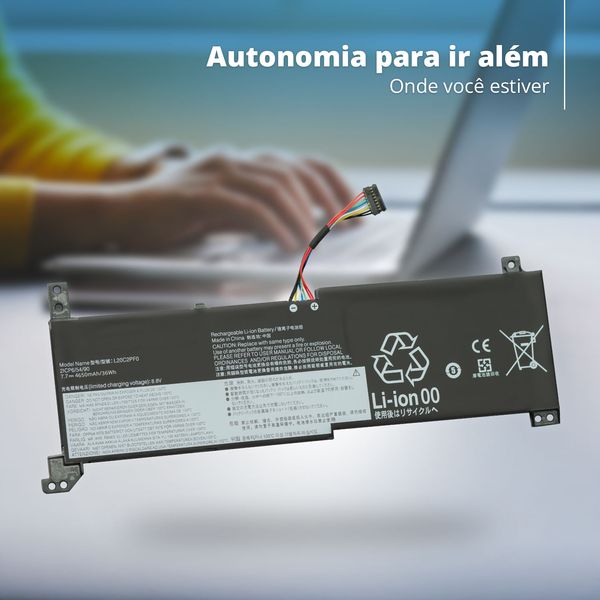 Bateria para Notebook Lenovo Lenovo IdeaPad 3 15IAU7 (82RK)-5?v=20251209150328