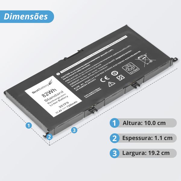 Bateria para Notebook Dell 071JF4-6?v=20260420114033
