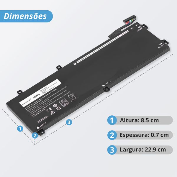 Bateria para Notebook Dell XPS 9560-6?v=20260420141325