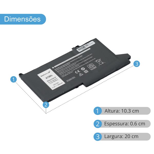 Bateria para Notebook Dell 2PFPW-6?v=20260520141657