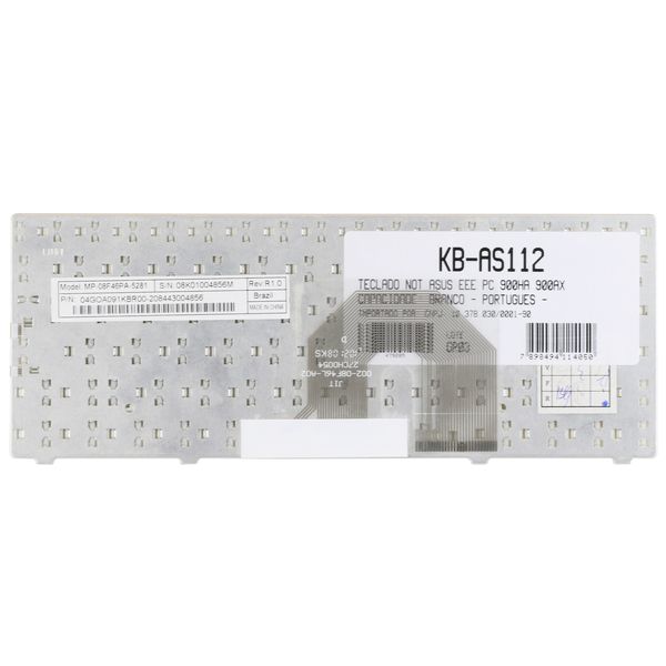 Teclado-para-Notebook-Asus-Eee-pc-900AX-2 Teclado-para-Notebook-Asus-Eee-pc-900AX-2