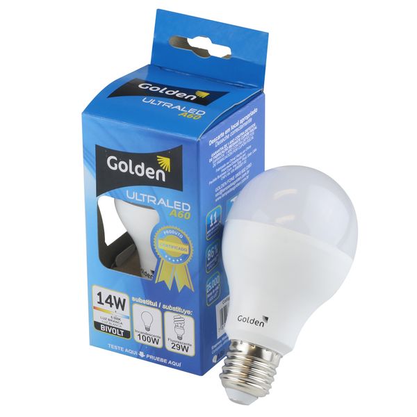Lampada-LED-14W-Residencial---Bulbo-E27-Bivolt-Golden®-1